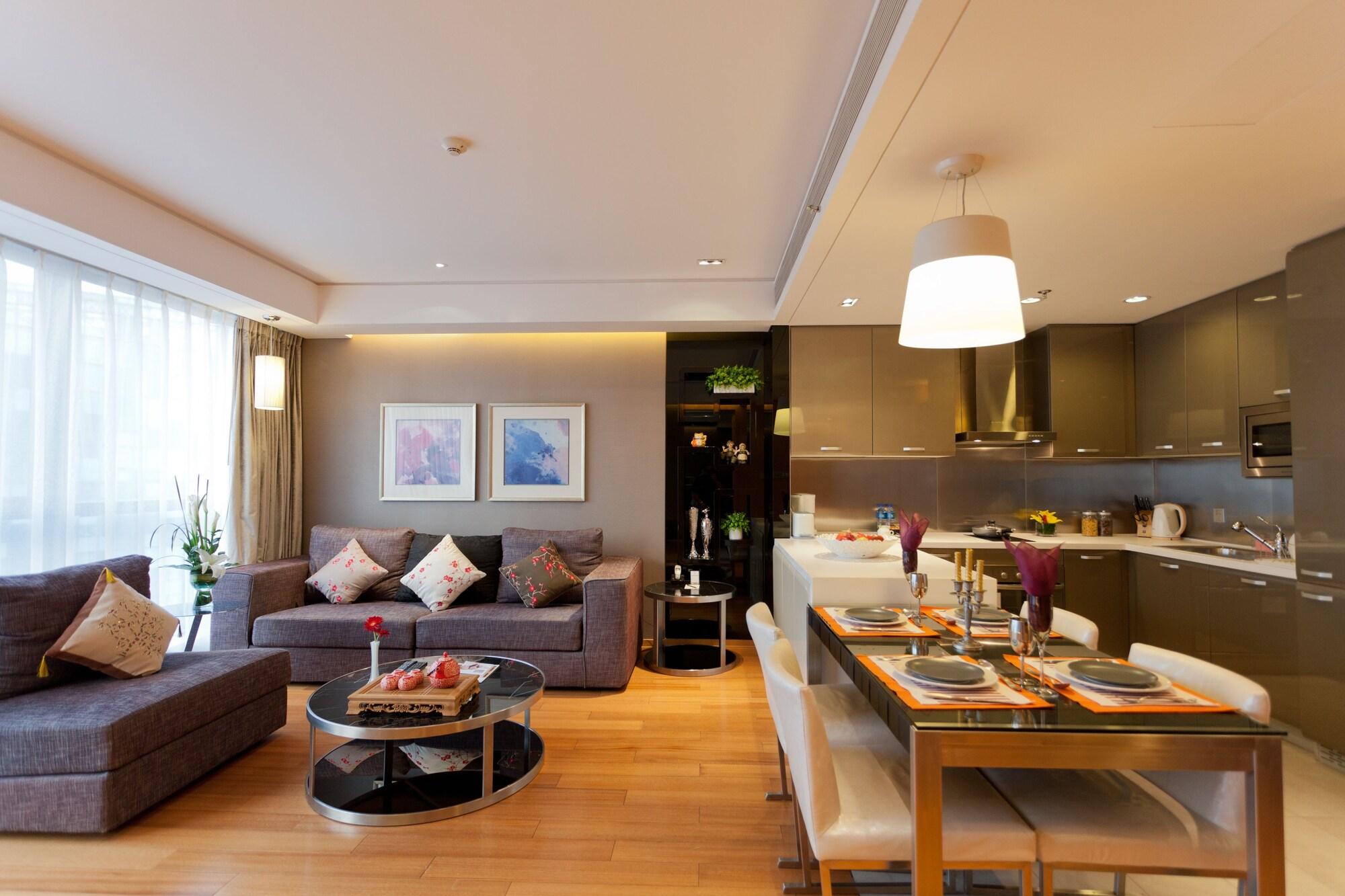 Ascott Raffles City Peking Exteriér fotografie