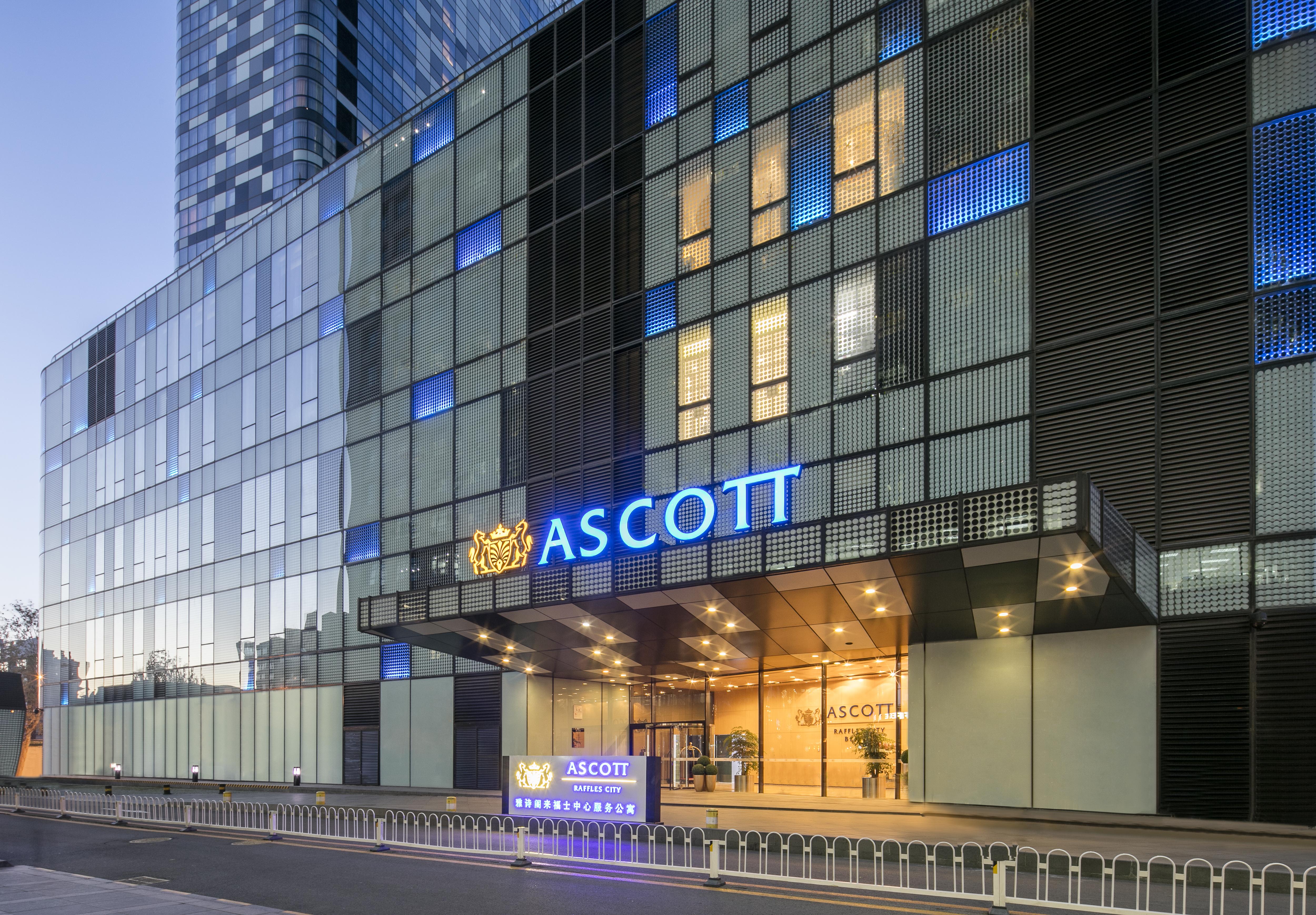 Ascott Raffles City Peking Exteriér fotografie